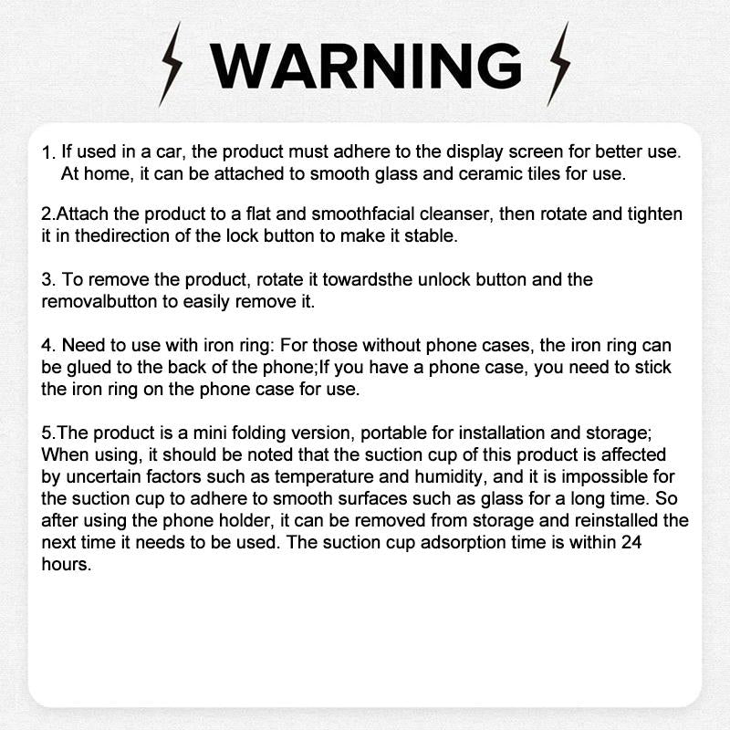 360° Adjustable Suction Cup Phone Holder, Magnetic Phone Holder,  Phone Mount, Car, Gym, Bathroom