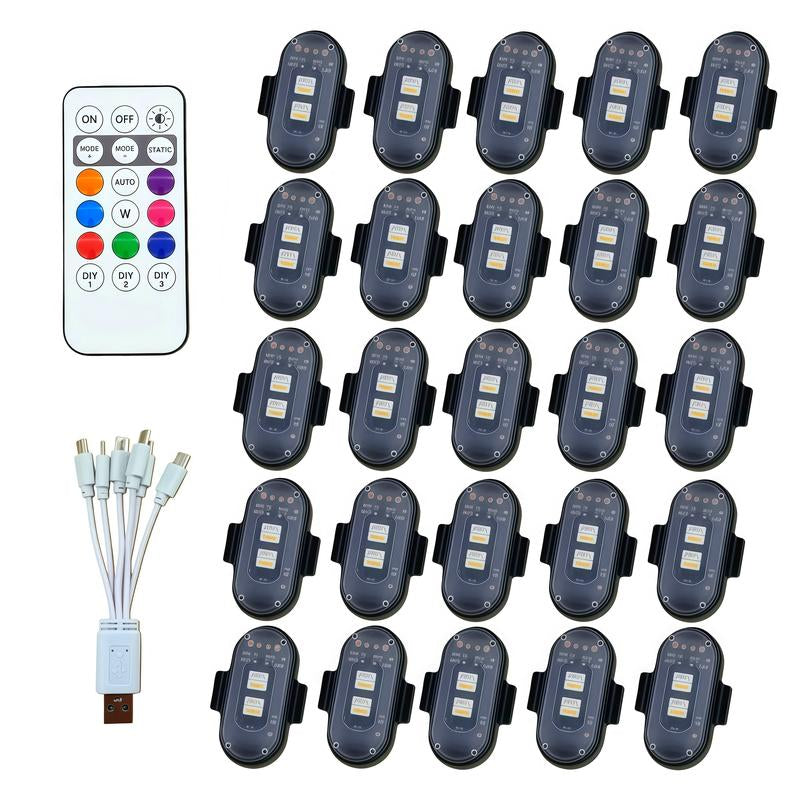 LED Light Car Accessory, Ambient Lighting for Car, Motorcycle, Bike Decor