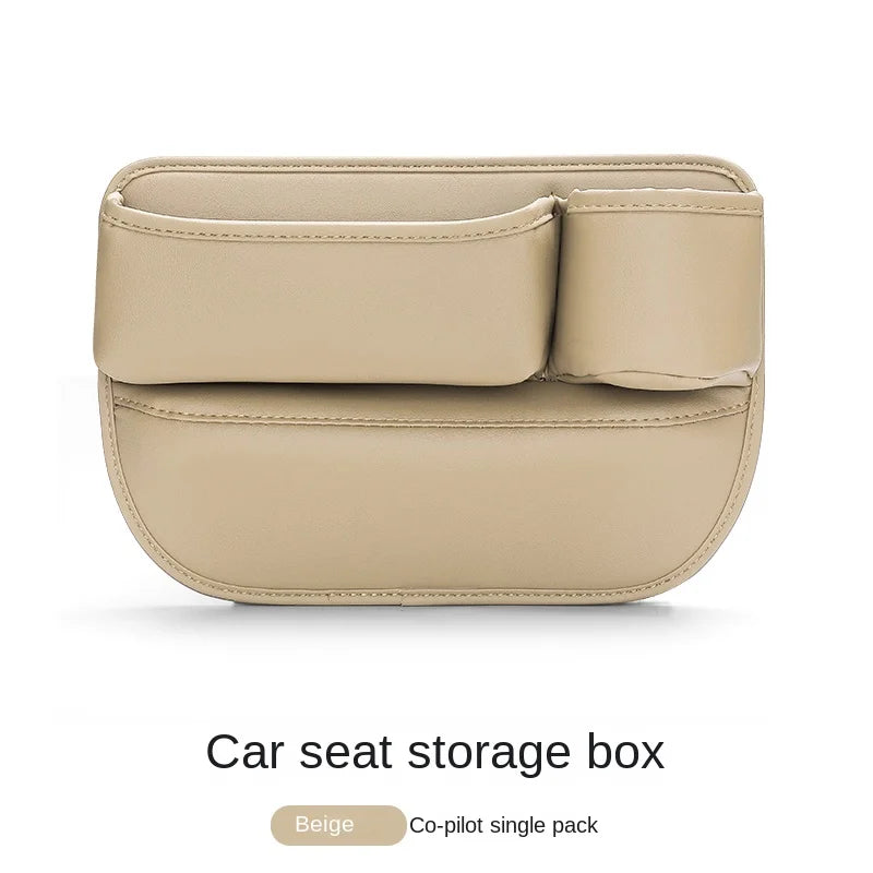 Car Front Seat Gap Filler Storage Box,With Cup Holder Multipurpose Kit Sundries Tidying Tray for Interior Essentials Accessories