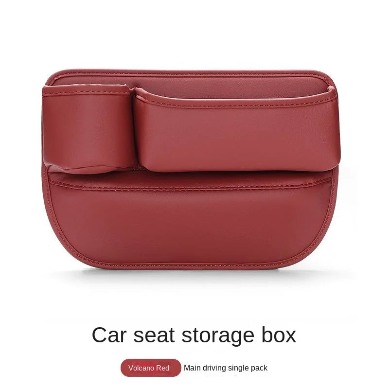 Car Front Seat Gap Filler Storage Box,With Cup Holder Multipurpose Kit Sundries Tidying Tray for Interior Essentials Accessories