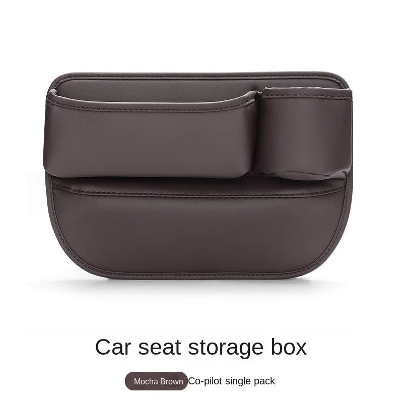 Car Front Seat Gap Filler Storage Box,With Cup Holder Multipurpose Kit Sundries Tidying Tray for Interior Essentials Accessories