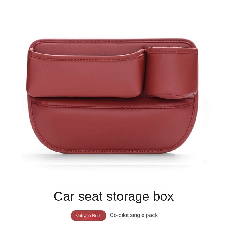 Car Front Seat Gap Filler Storage Box,With Cup Holder Multipurpose Kit Sundries Tidying Tray for Interior Essentials Accessories