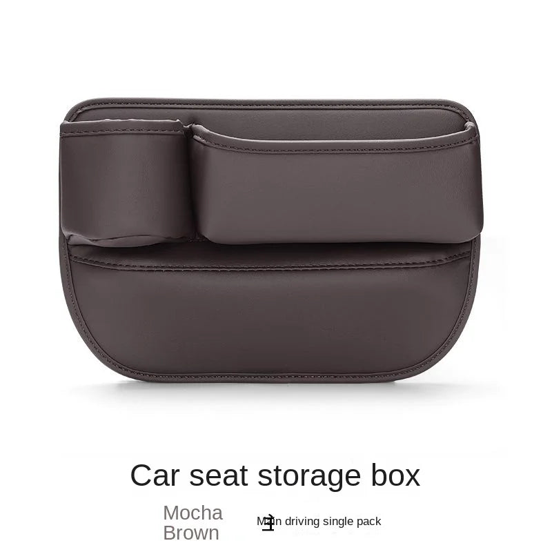 Car Front Seat Gap Filler Storage Box,With Cup Holder Multipurpose Kit Sundries Tidying Tray for Interior Essentials Accessories
