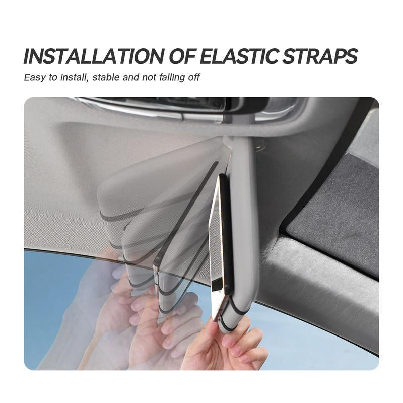 Car Sun Visor Mirror, 1 Count LED Touch Screen Adjustable Car Sun Visor Mirror, Car Interior Mirror, Car Interior Accessories